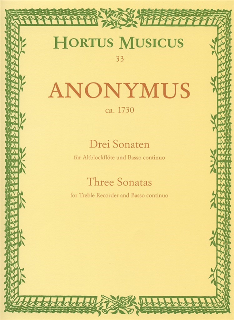 Sonatas 3 Trec Bc